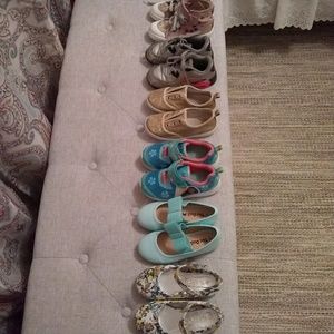 Toddler Girls Size 9 Used Sneaker & Shoe Lot